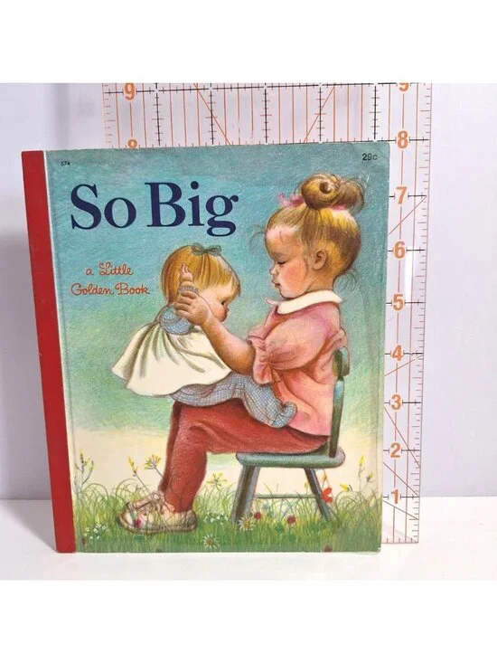 So Big 1968 A Little Golden Book Esther Wilkin Vintage - Picture 12 of 14